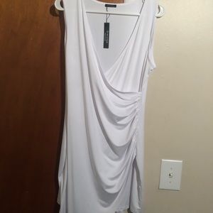 White body con dress. Perfect for bachelorette parties!